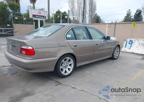 2002 BMW 525Ia из США, поврежденный, VIN WBADT43492GY97437